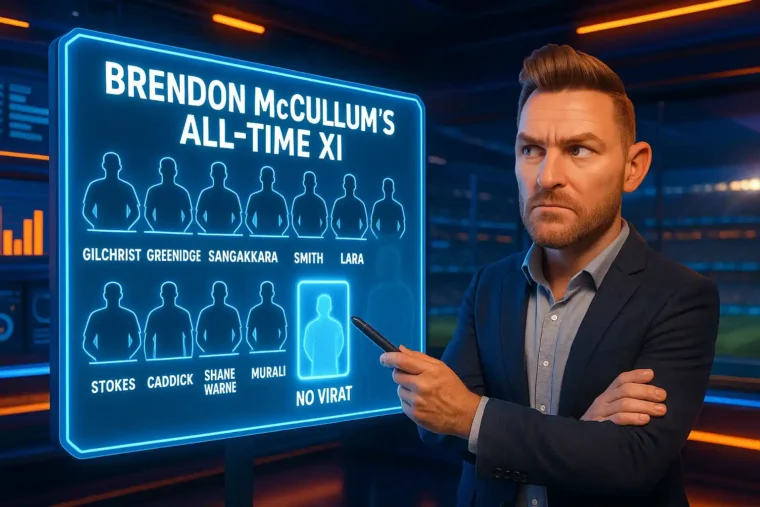 Brendon McCullum's All-Time XI: Stunning Picks, No Virat
