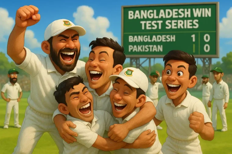 Historic Series Win for Bangladesh Stuns Pakistan