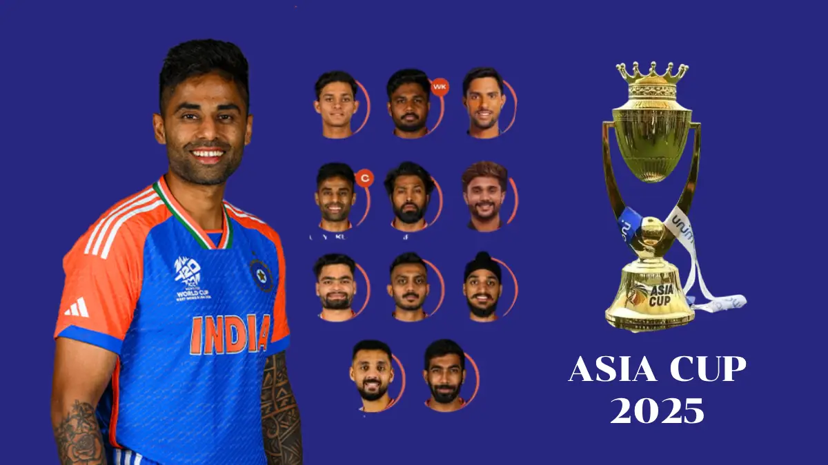 India squad for asia cup 2025