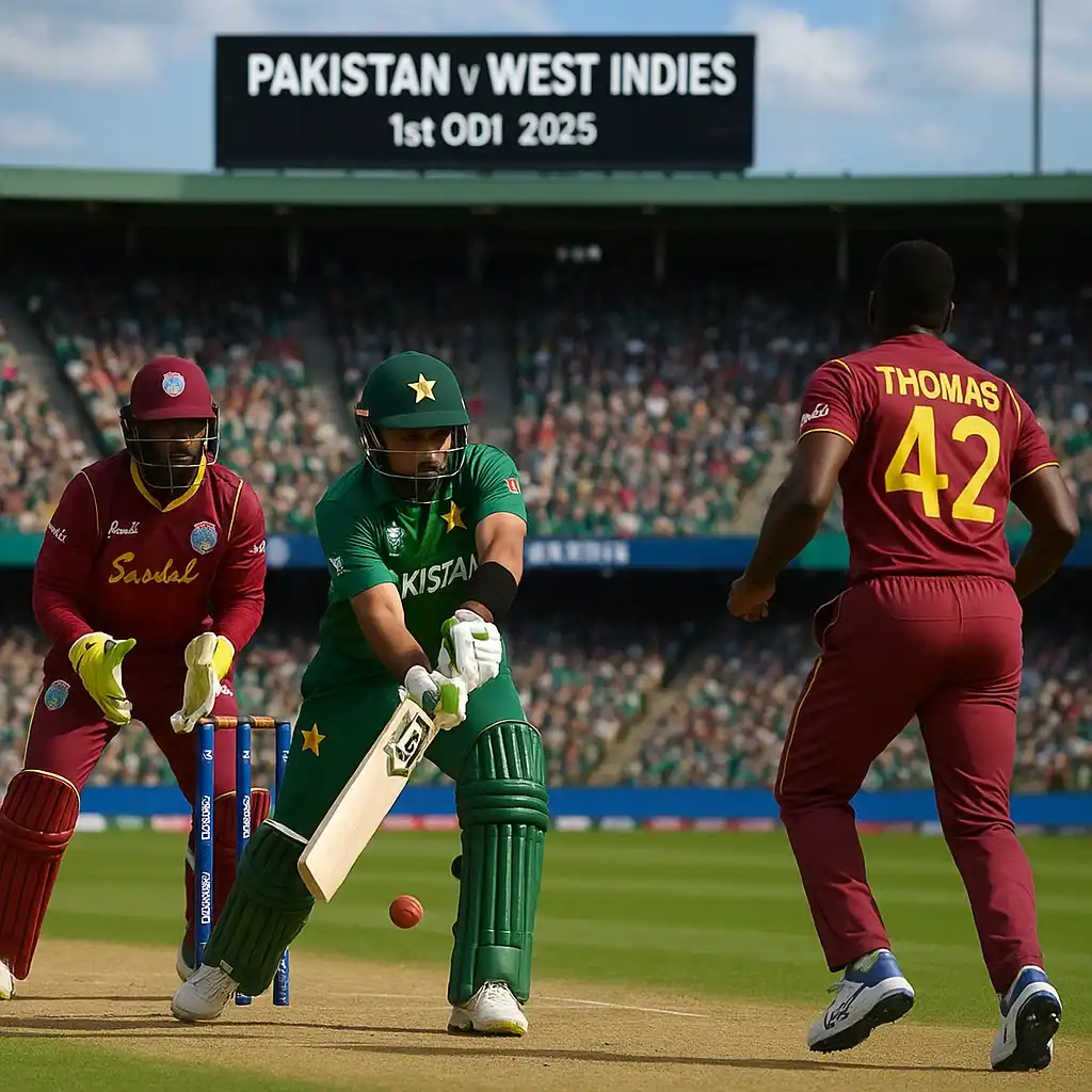 Pakistan vs West Indies 1st ODI 2025