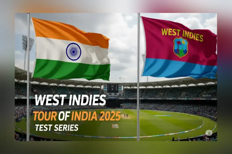 West Indies Tour of India 2025 Test Series Schedule