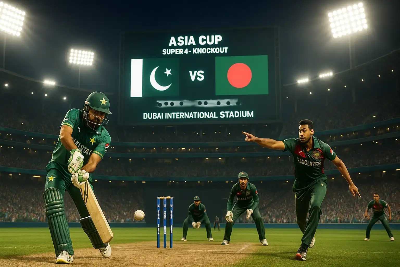 Asia Cup Super 4 Knockout in dubai, uae