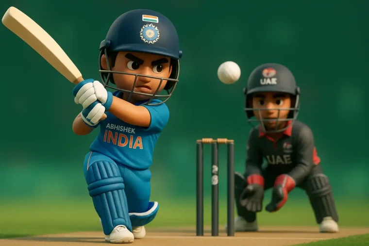 IND vs UAE Cricket Match in Dubai