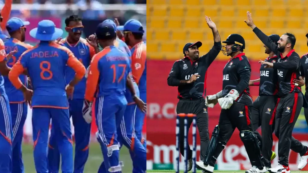 India vs UAE Asia Cup 2025 in Dubai international stadium.