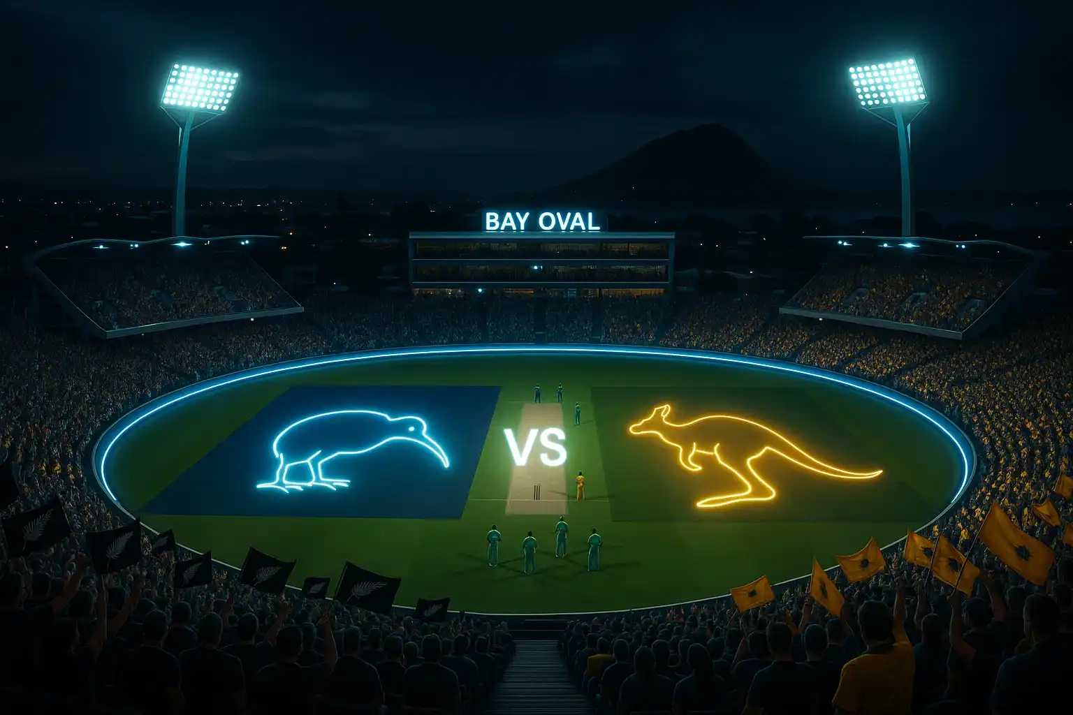 New Zealand vs Australia 1st T20I Bay, Oval, New Zealand