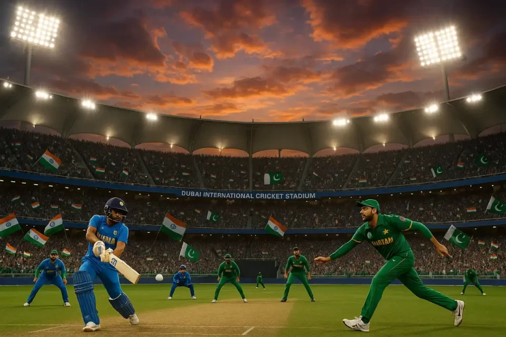 india vs pakistan probable 11 dubai cricket stadium