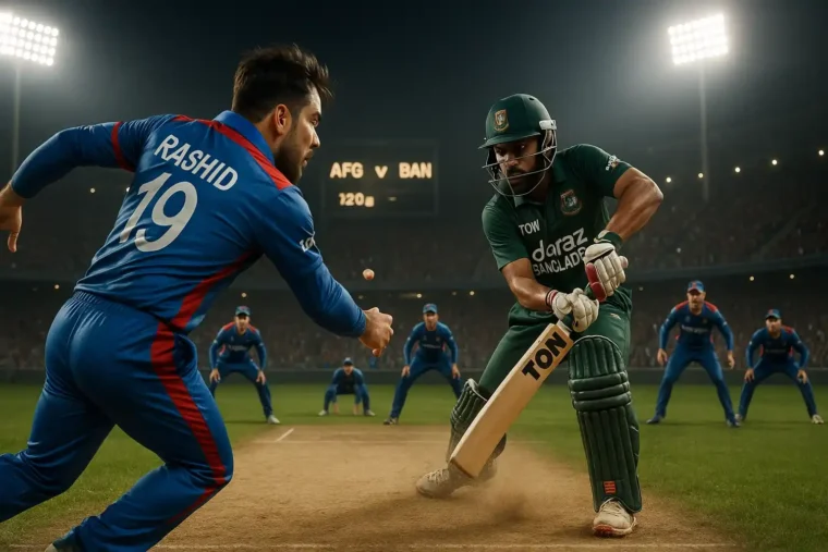 Afghanistan vs Bangladesh 2nd ODI in UAE