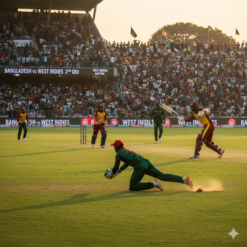 Bangladesh vs West Indies 2nd ODI