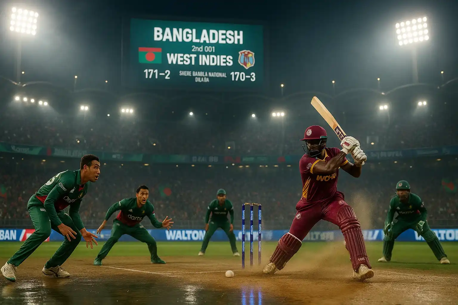 Bangladesh vs West Indies 2nd ODI: Thrilling Series Decider