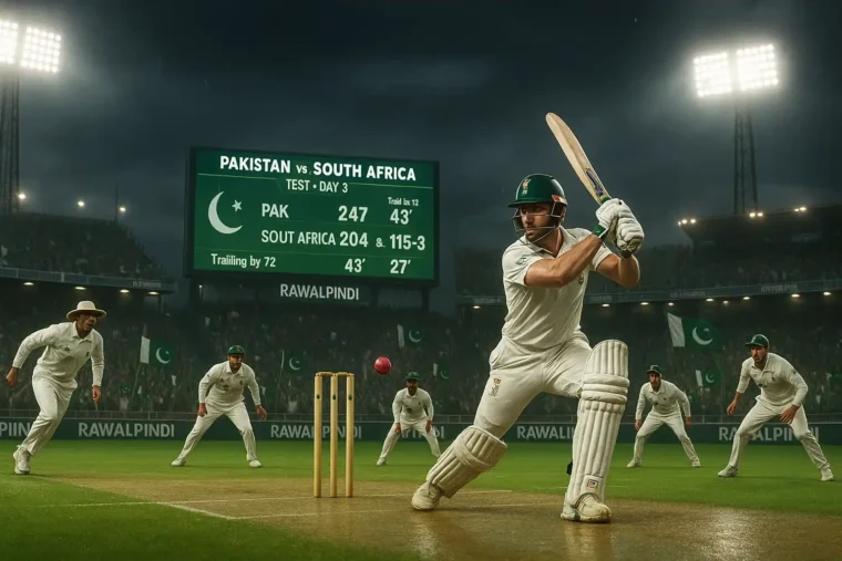 Pakistan vs South Africa 2nd Test: Day 2 Battle Heats Up