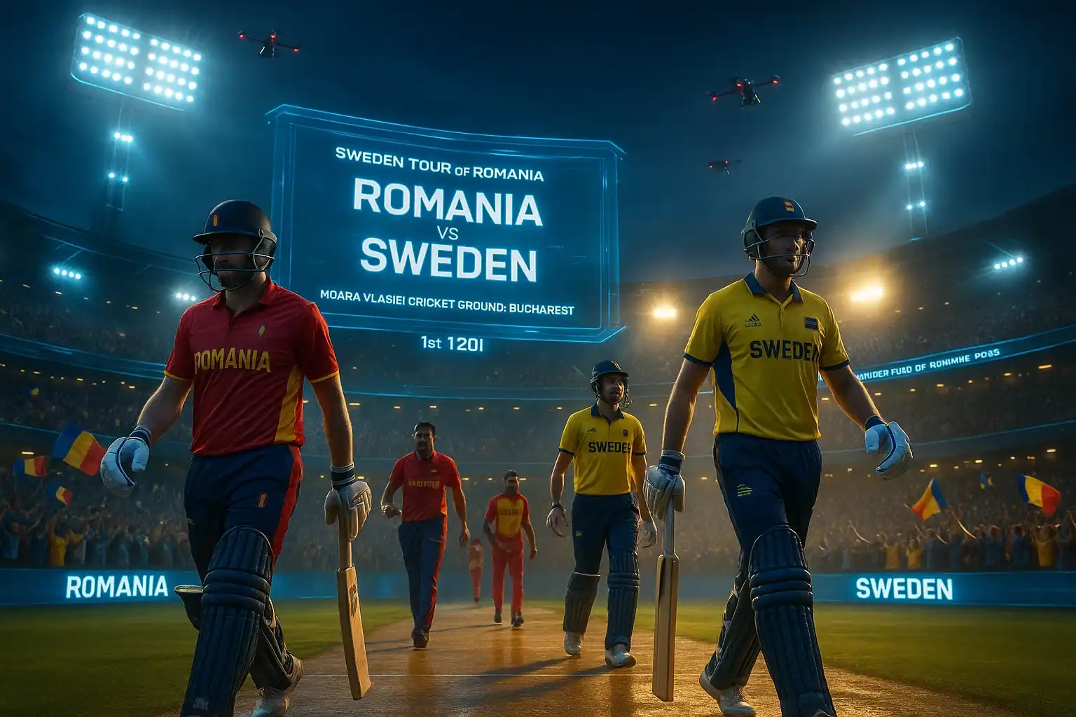 Romania vs Sweden 1st T20I, Oct-2025