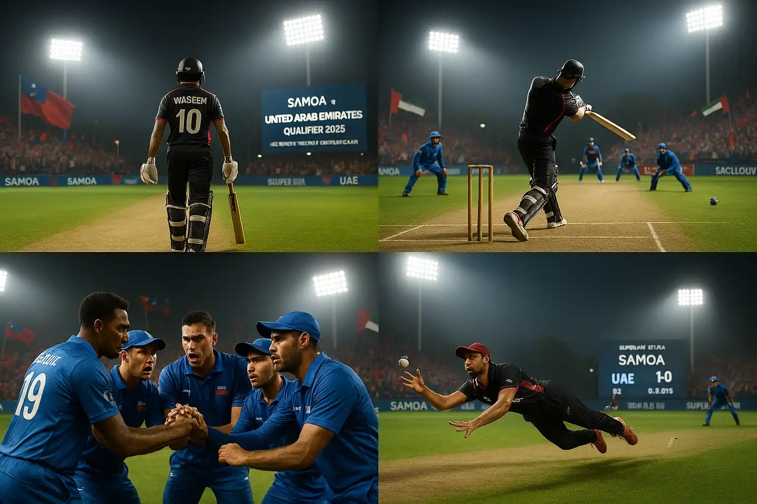 Samoa vs United Arab Emirates Qualifier - 2025 in UAE