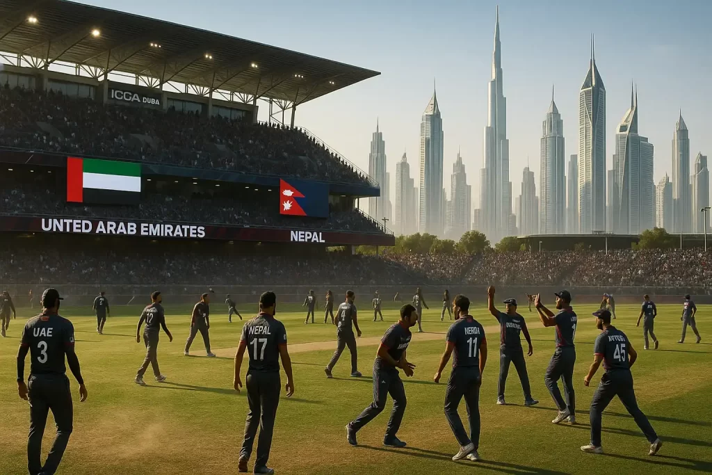 UAE vs Nepal World Cup League 2