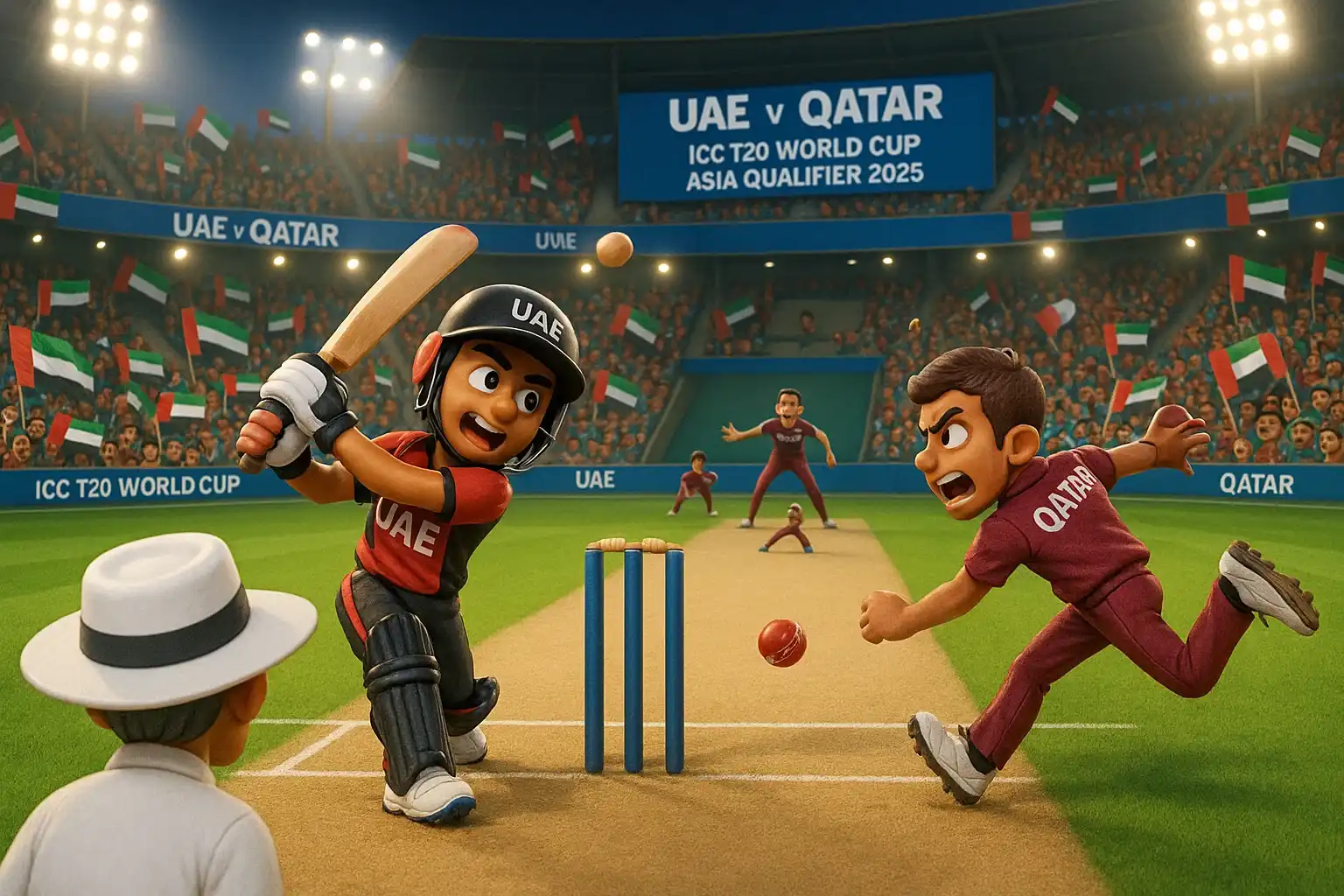 UAE vs Qatar 2025, A great match