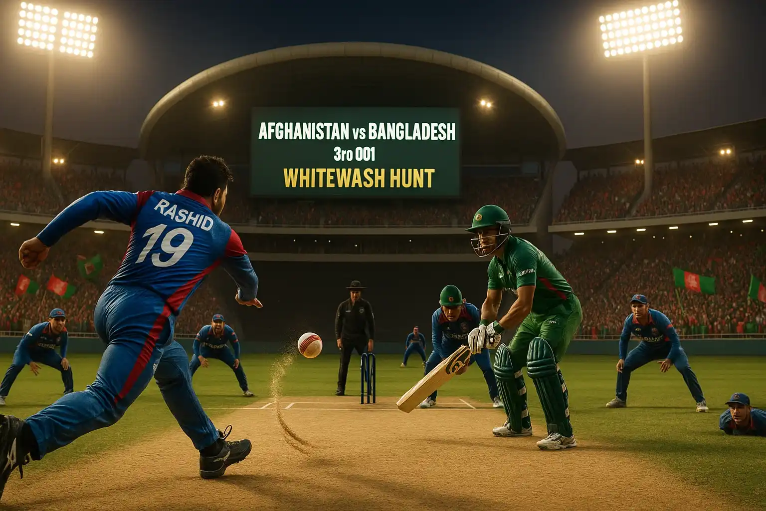 Afghanistan vs Bangladesh 3rd ODI – Whitewash Hunt
