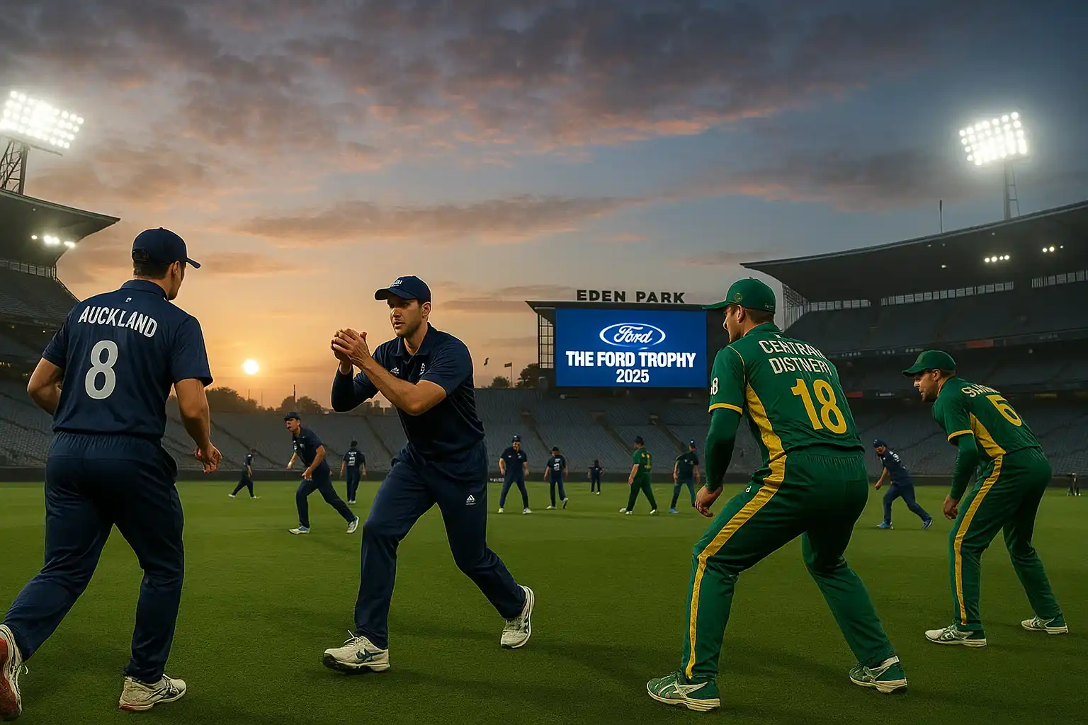 Auckland vs Central Districts 10th Match, The Ford Trophy 25
