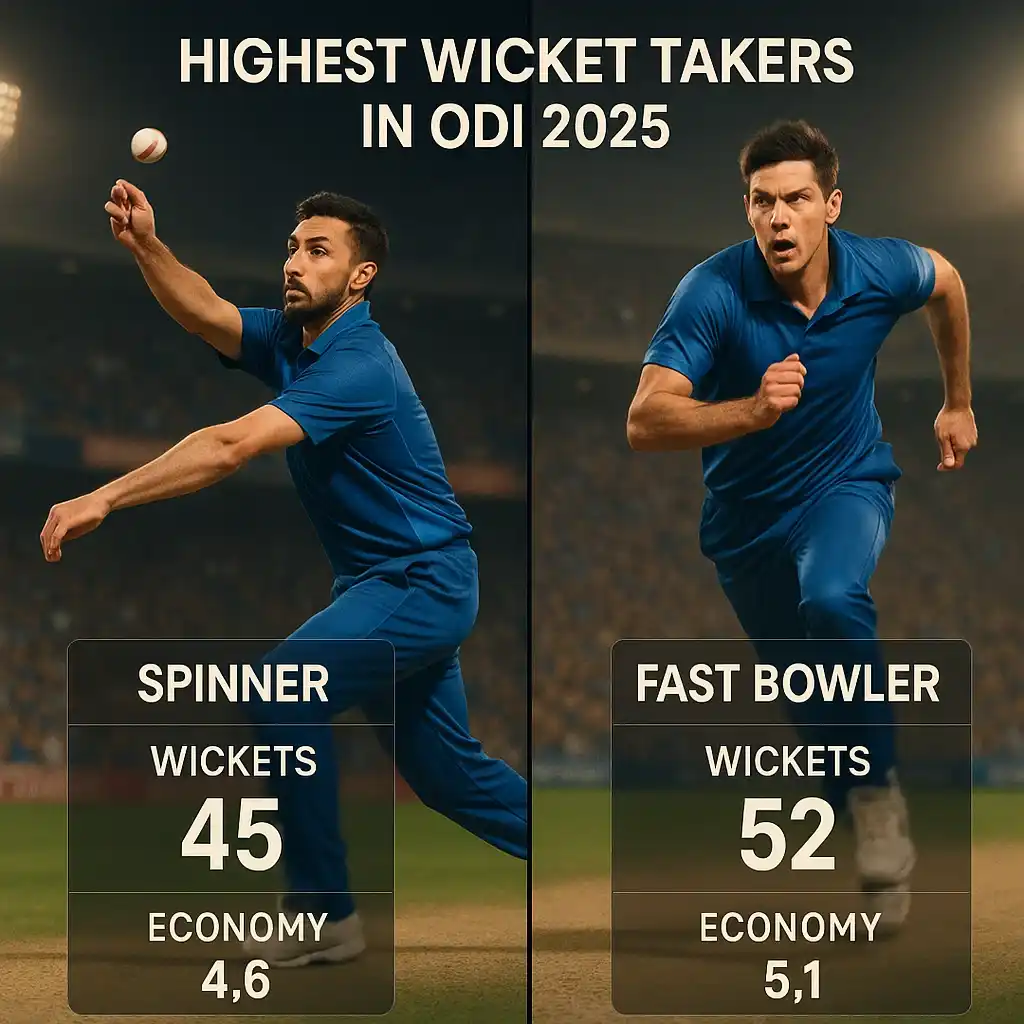 Highest Wicket Takers in ODI 2025