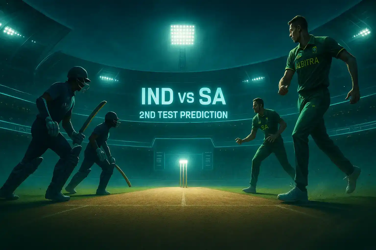Ind vs SA 2nd Test Prediction_ High-Stakes Battle in Guwahati