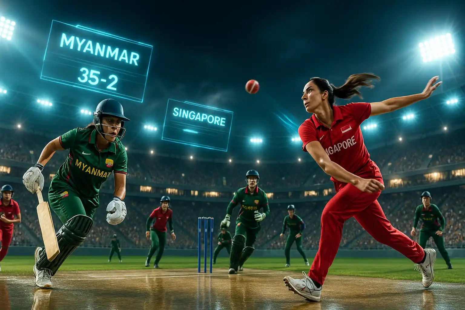 MYA vs SGP Women 1st T20I – Big Expectations in Singapore