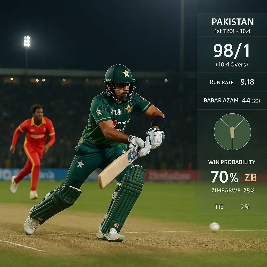 Pakistan vs Zimbabwe 1st T20I