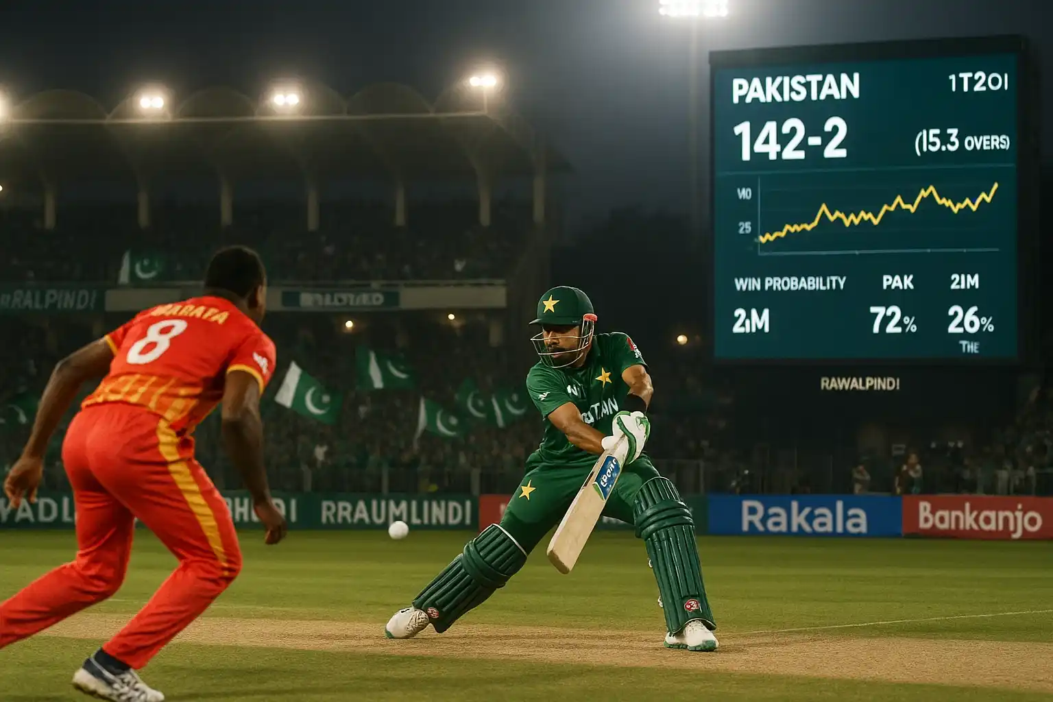Pakistan vs Zimbabwe 1st T20I: Thrilling Clash in Rawalpindi
