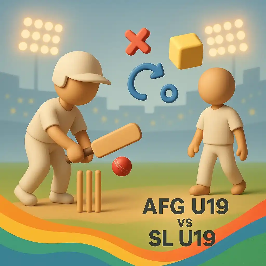 AFG U19 vs SL U19 7th Match