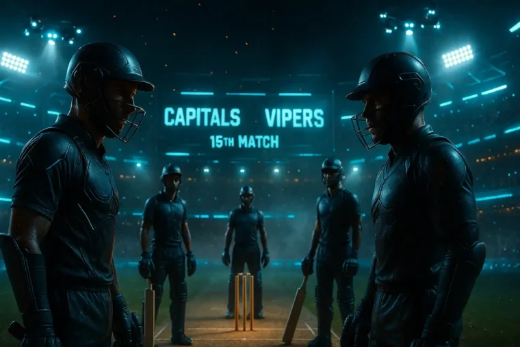 Capitals vs Vipers 15th Match Insightful and Intense Preview