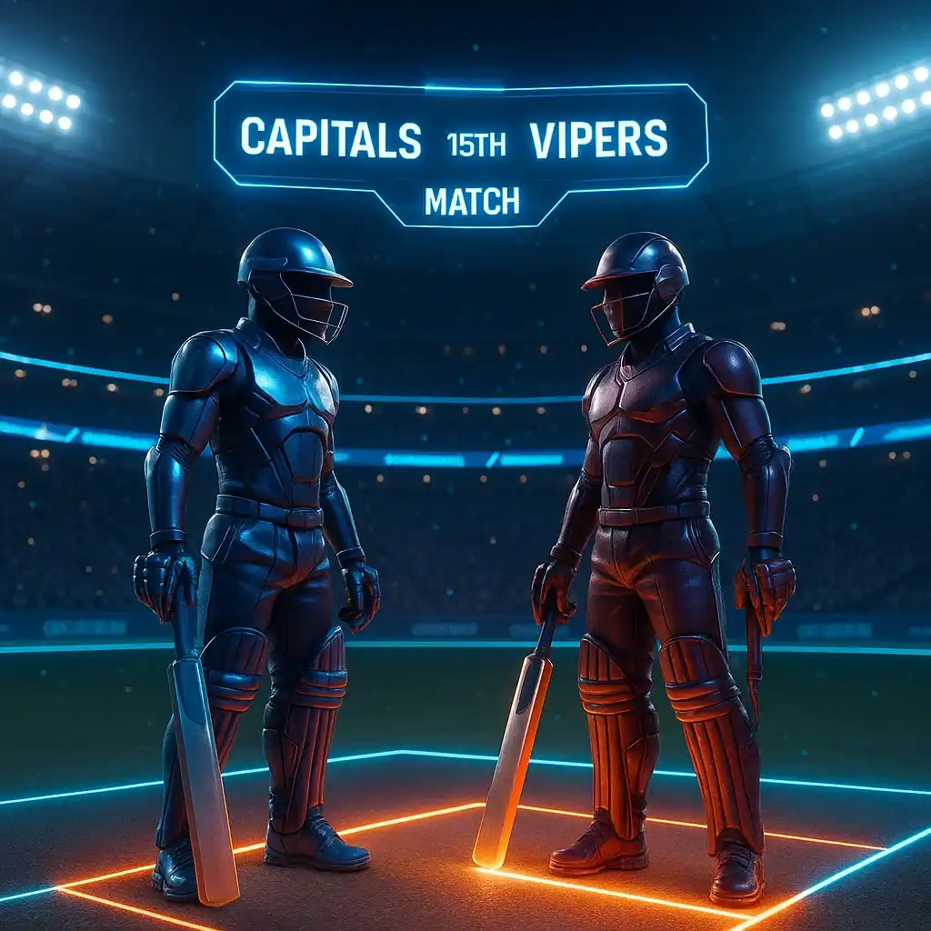 Capitals vs Vipers 15th Match