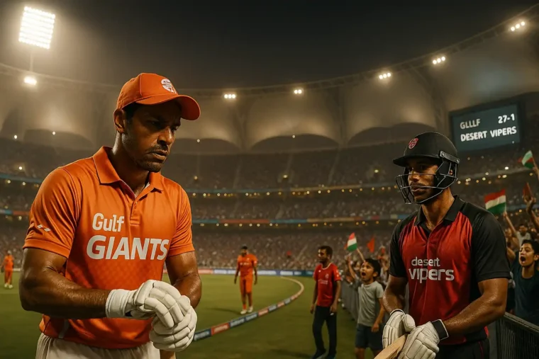 Gulf Giants vs Desert Vipers 8th Match – Explosive Clash