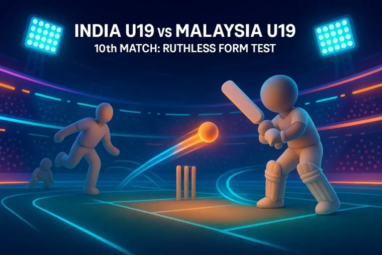 India U19 vs Malaysia U19 10th Match: Ruthless Form Test