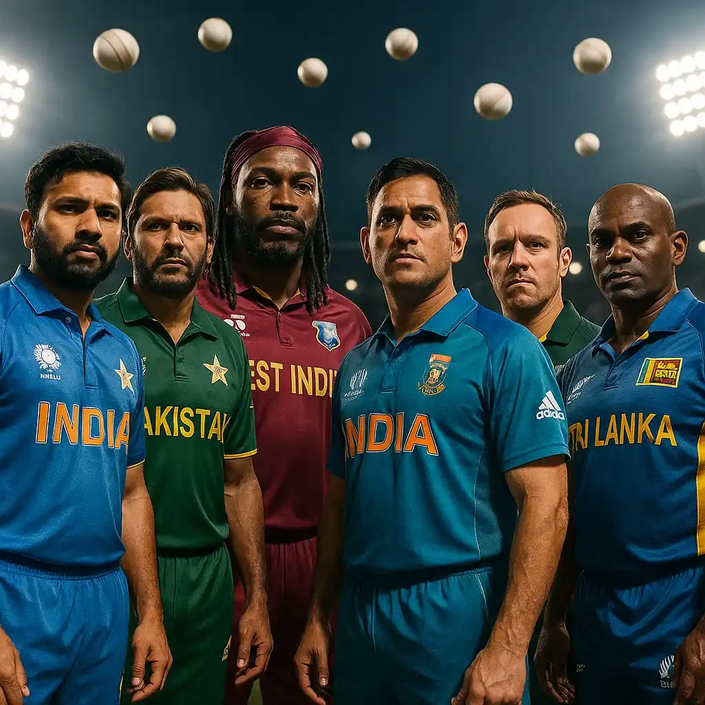 Most Sixes in ODI Cricket