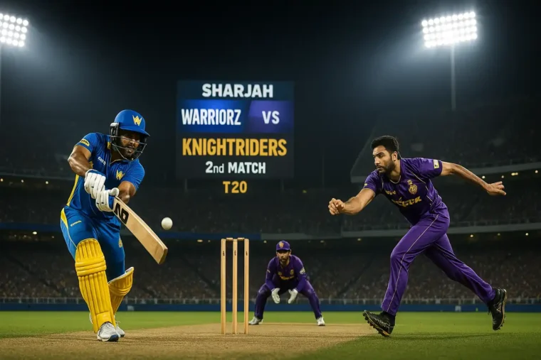 Warriorz vs KnightRiders 2nd Match: A Powerful Win Preview