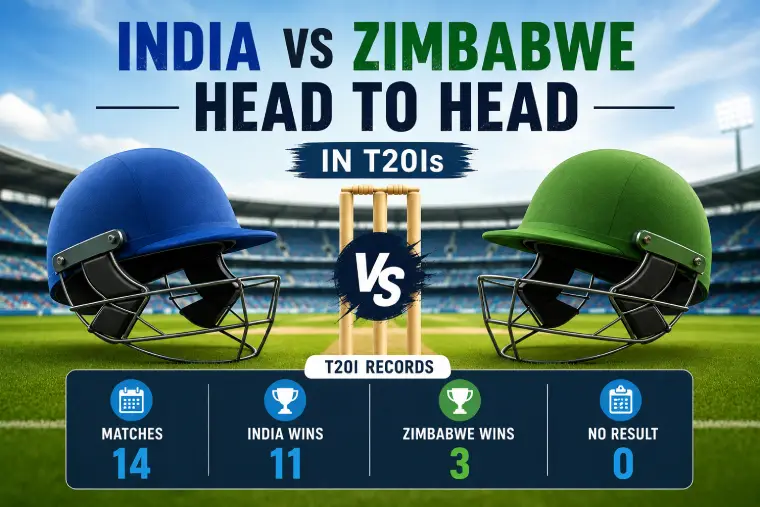 India vs Zimbabwe Head to Head in T20: Records & Stats