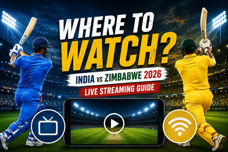 Where to watch? India vs Zimbabwe 2026 Live Streaming